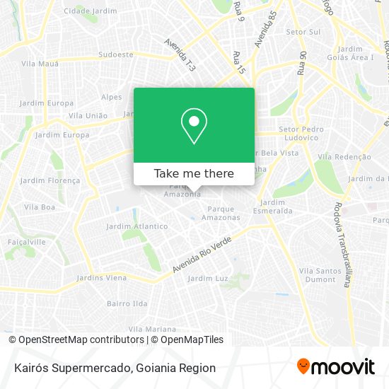 Kairós Supermercado map