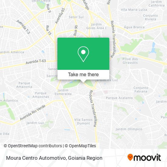 Moura Centro Automotivo map