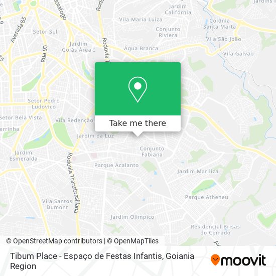 Tibum Place - Espaço de Festas Infantis map