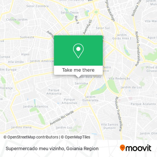 Mapa Supermercado meu vizinho