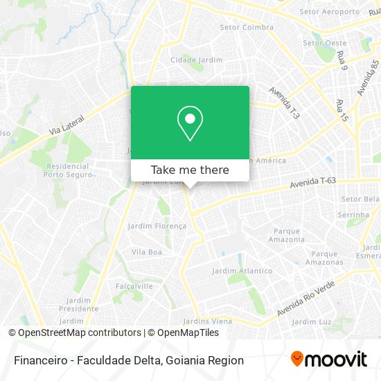 Financeiro - Faculdade Delta map