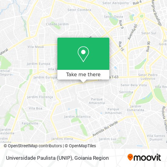 Mapa Universidade Paulista (UNIP)