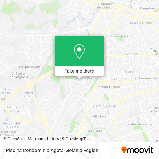 Piscina Condomínio Ágata map