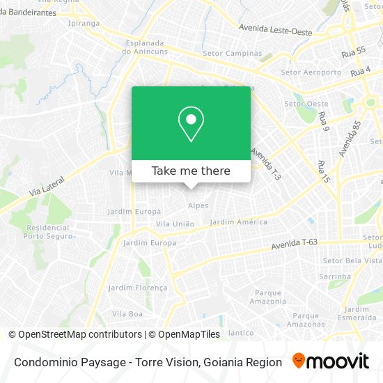 Condominio Paysage - Torre Vision map