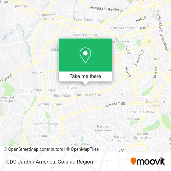 CDD Jardim América map