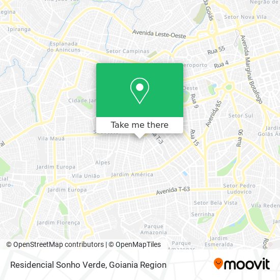 Mapa Residencial Sonho Verde