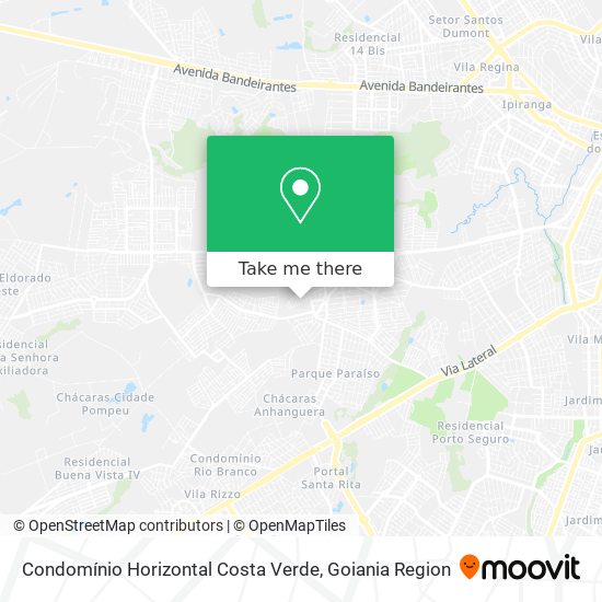 Condomínio Horizontal Costa Verde map