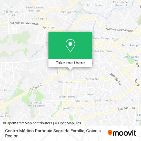 Centro Médico Paróquia Sagrada Família map