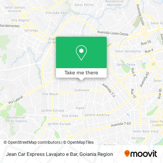 Jean Car Express Lavajato e Bar map
