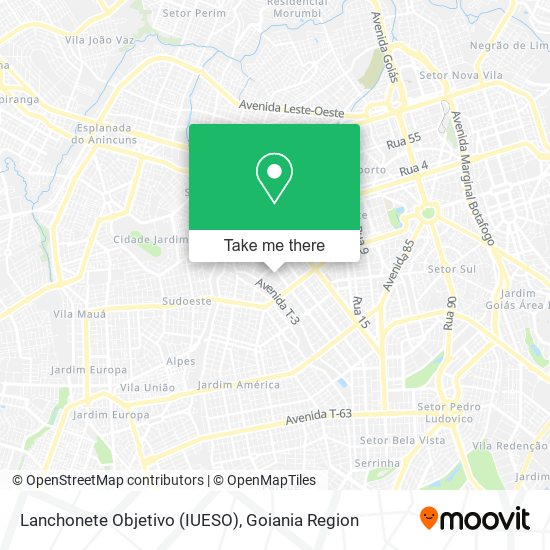 Lanchonete Objetivo (IUESO) map
