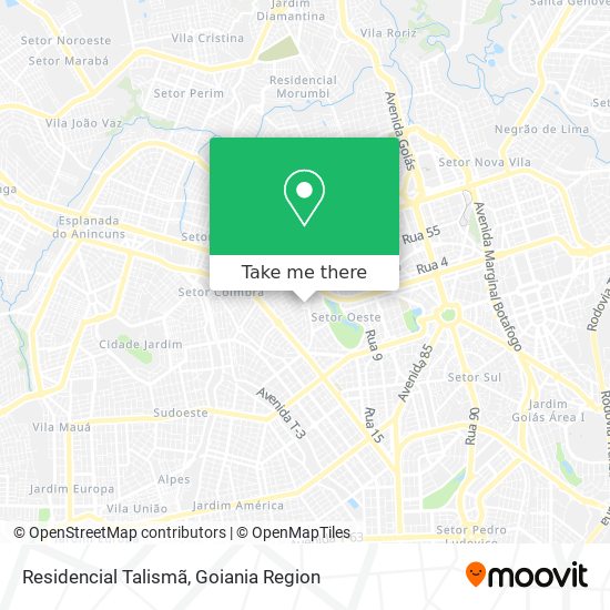 Mapa Residencial Talismã