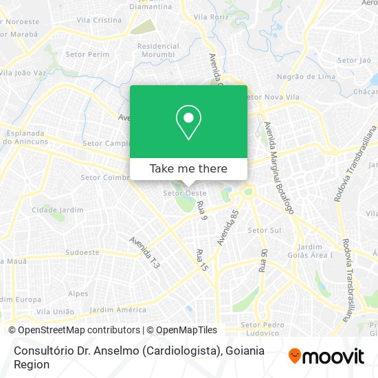 Consultório Dr. Anselmo (Cardiologista) map