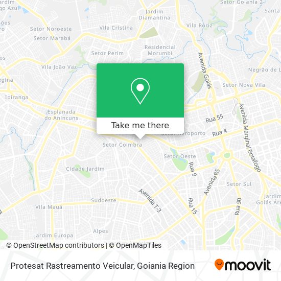 Protesat Rastreamento Veicular map