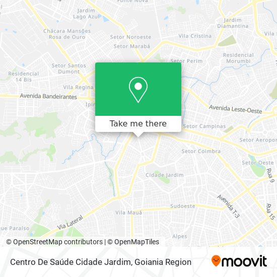 Centro De Saúde Cidade Jardim map