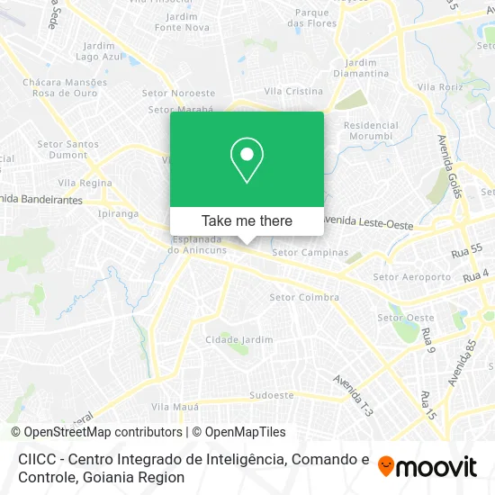 CIICC - Centro Integrado de Inteligência, Comando e Controle map
