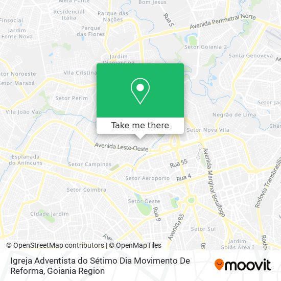 Igreja Adventista do Sétimo Dia Movimento De Reforma map