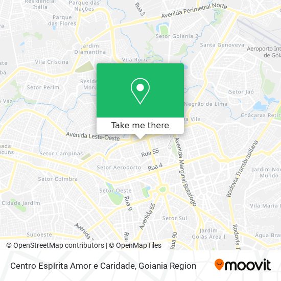Centro Espírita Amor  e Caridade map