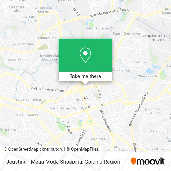 Jousting - Mega Moda Shopping map