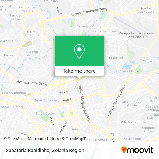 Sapataria Rapidinho map