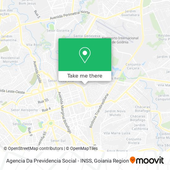 Agencia Da Previdencia Social - INSS map