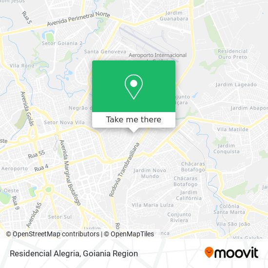 Residencial Alegria map