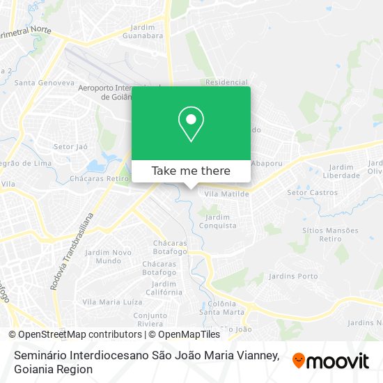 Seminário Interdiocesano São João Maria Vianney map