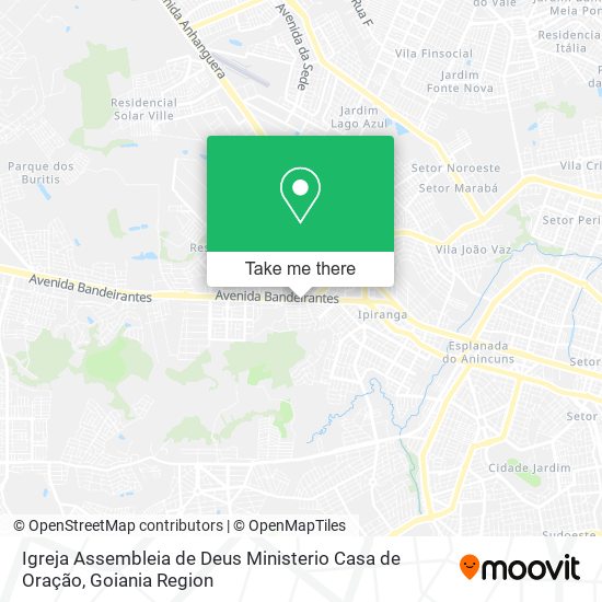 Igreja Assembleia de Deus Ministerio Casa de Oração map