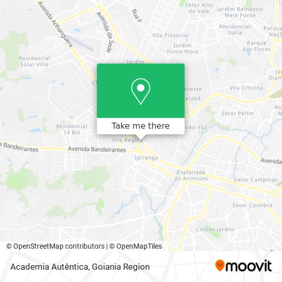 Academia Autêntica map