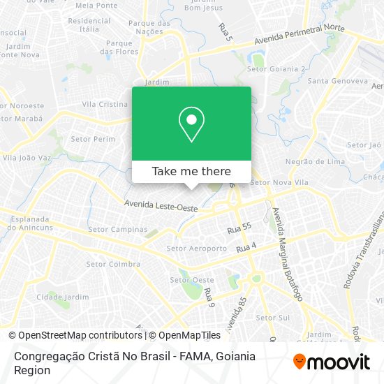 Congregação Cristã No Brasil - FAMA map