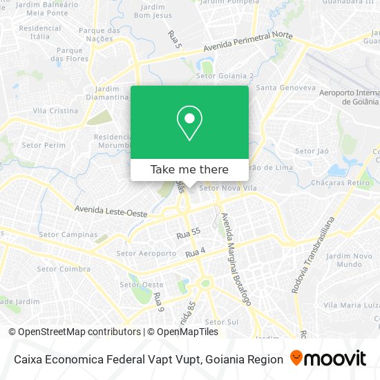 Caixa Economica Federal Vapt Vupt map