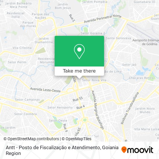 Antt - Posto de Fiscalização e Atendimento map