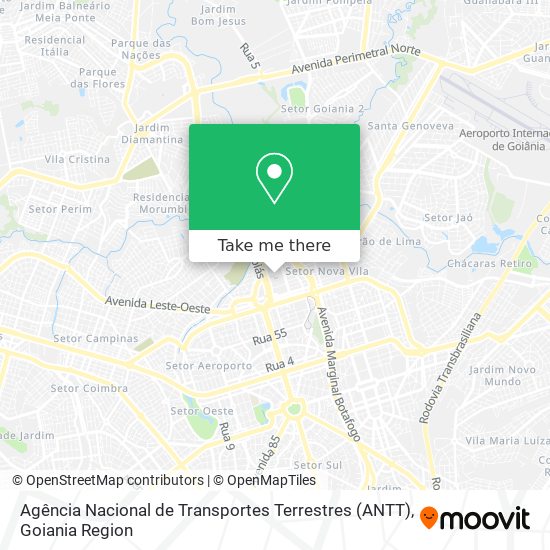 Mapa Agência Nacional de Transportes Terrestres (ANTT)