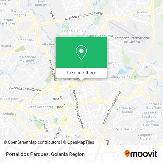 Portal dos Parques map