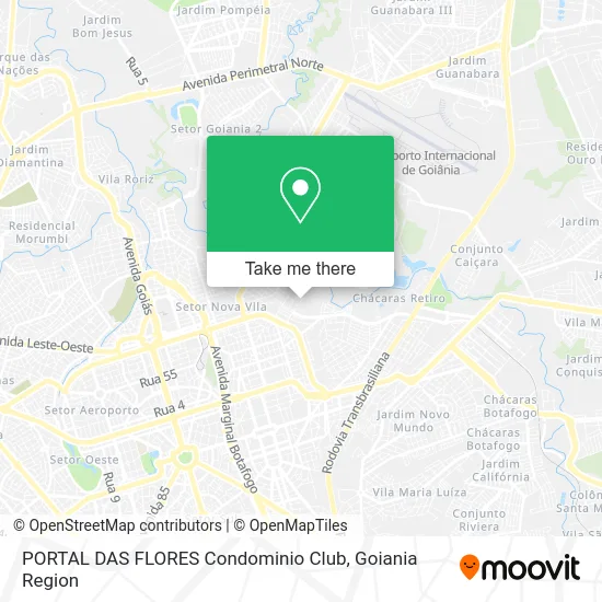 PORTAL DAS FLORES Condominio Club map