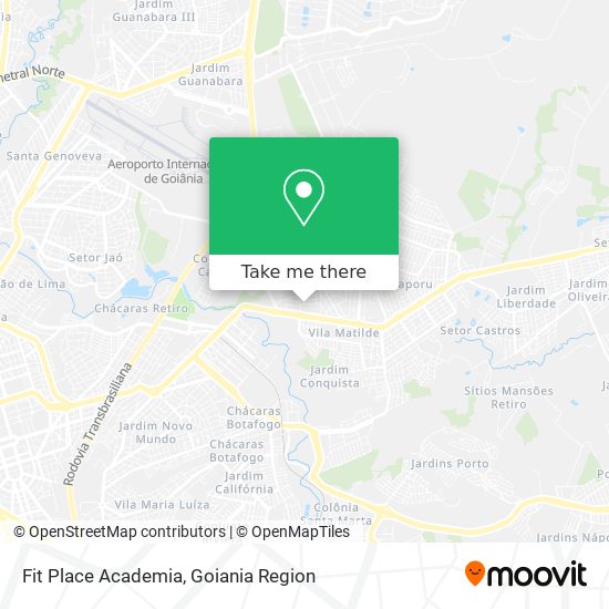 Fit Place Academia map