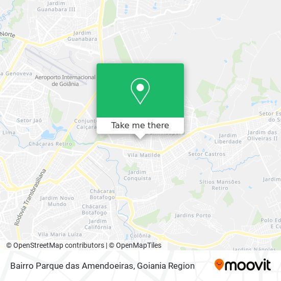 Bairro Parque das Amendoeiras map