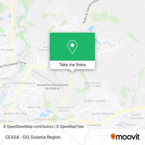 CEASA - GO map