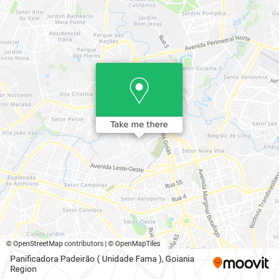 Panificadora Padeirão ( Unidade Fama ) map