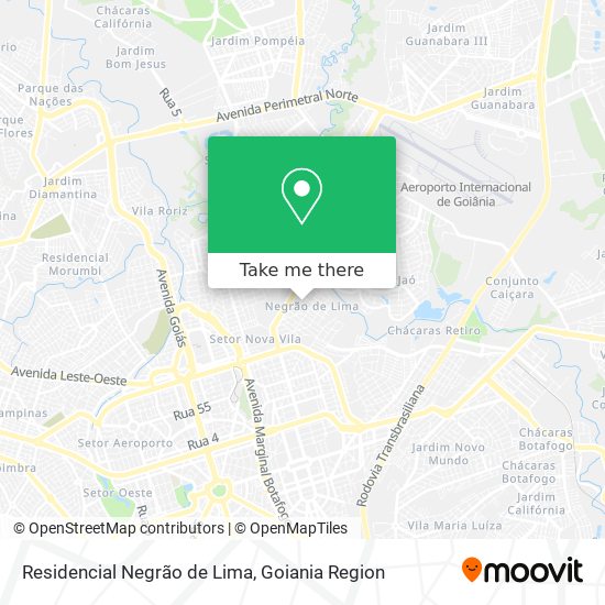 Mapa Residencial Negrão de Lima