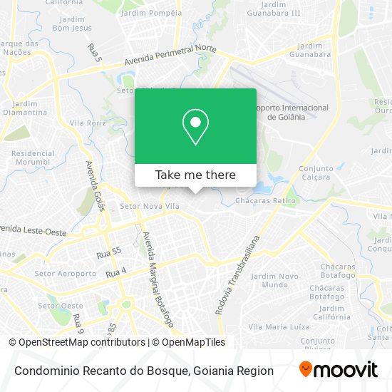 Condominio Recanto do Bosque map