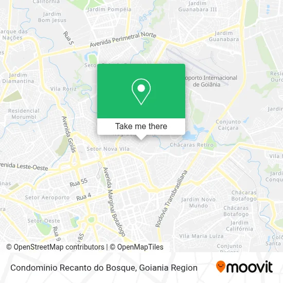 Condominio Recanto do Bosque map