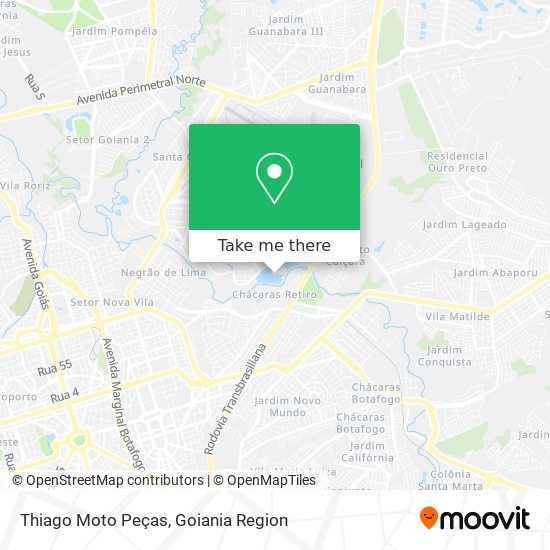 Thiago Moto Peças map