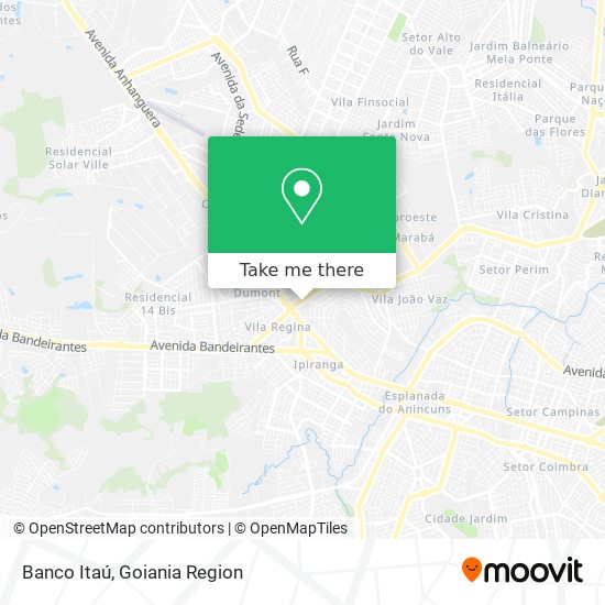 Banco Itaú map