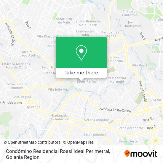 Mapa Condômino Residencial Rossi Ideal Perimetral