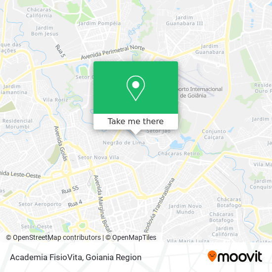 Academia FisioVita map