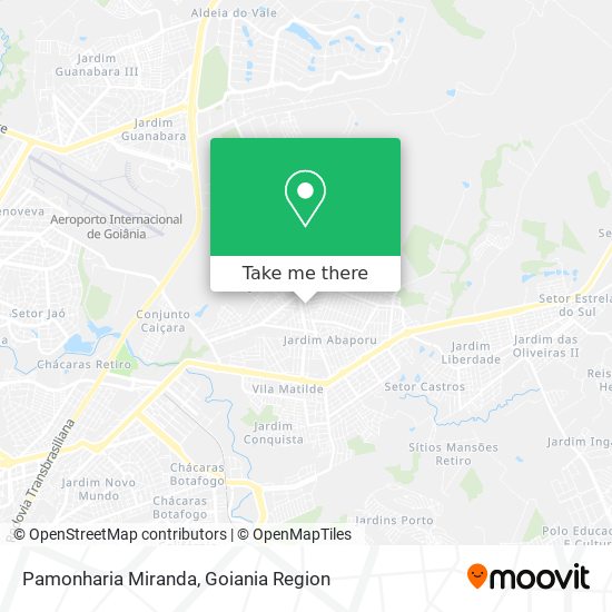 Pamonharia Miranda map