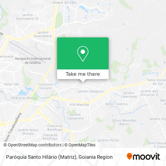 Paróquia Santo Hilário (Matriz) map