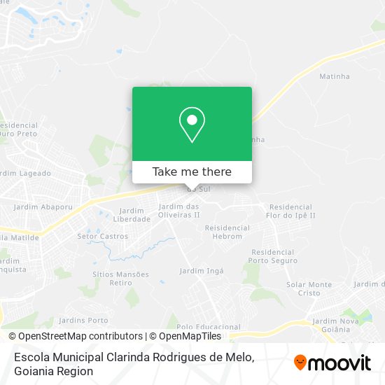 Escola Municipal Clarinda Rodrigues de Melo map