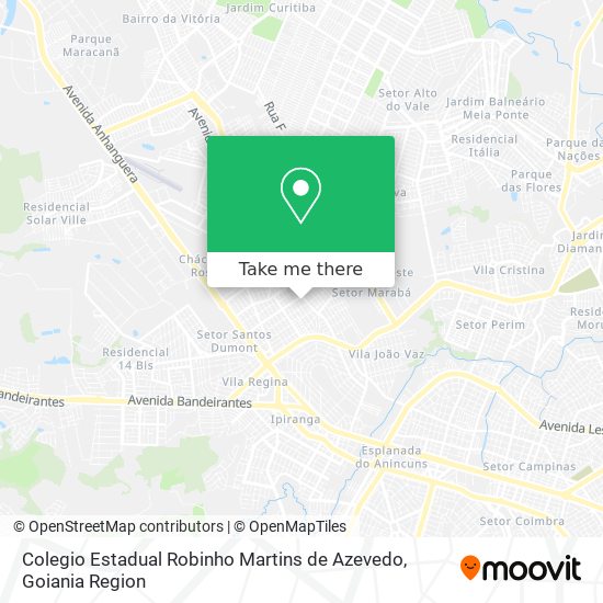 Mapa Colegio Estadual Robinho Martins de Azevedo
