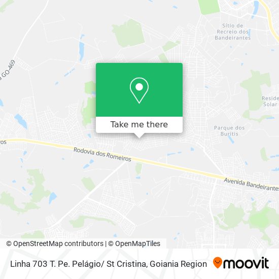 Linha 703 T. Pe. Pelágio/ St Cristina map